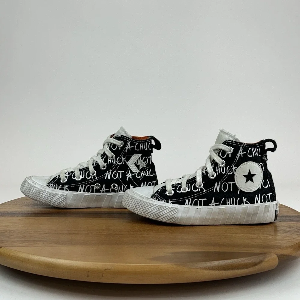 Little Kids Boys Converse UNT1TL3D Not a Chuck‎ Black Sneakers Shoes Size 11 C